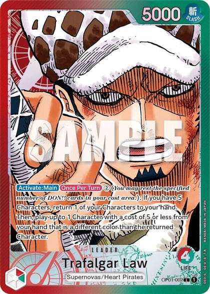 Trafalgar Law (002) (Parallel), Romance Dawn OP01-002