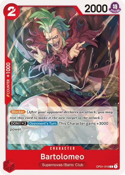 Bartolomeo, Romance Dawn OP01-019