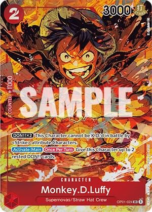Monkey.D.Luffy (024) (Parallel), Romance Dawn OP01-024