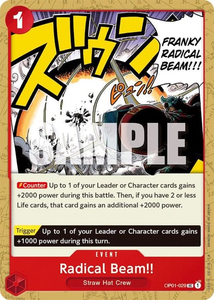 Radical Beam!!, Romance Dawn OP01-029