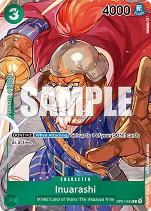 Inuarashi (Box Topper), Romance Dawn OP01-034