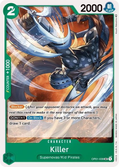 Killer, Romance Dawn OP01-039