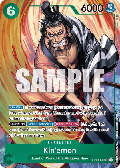 Kin'emon (Parallel), Romance Dawn OP01-040