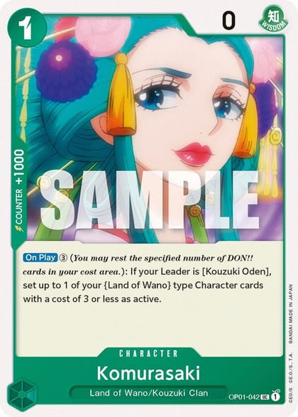 Komurasaki, Romance Dawn OP01-042