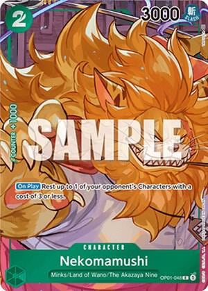 Nekomamushi (Box Topper), Romance Dawn OP01-048