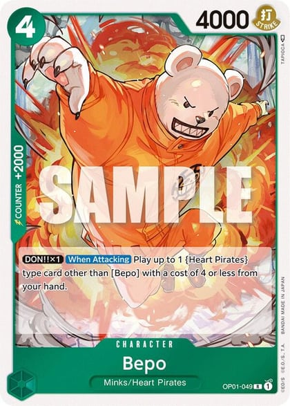 Bepo, Romance Dawn OP01-049