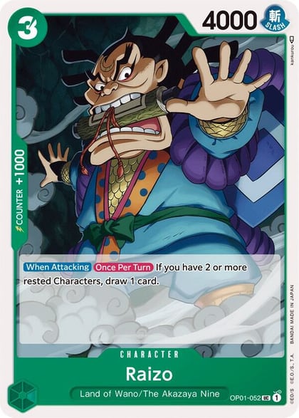 Raizo, Romance Dawn OP01-052