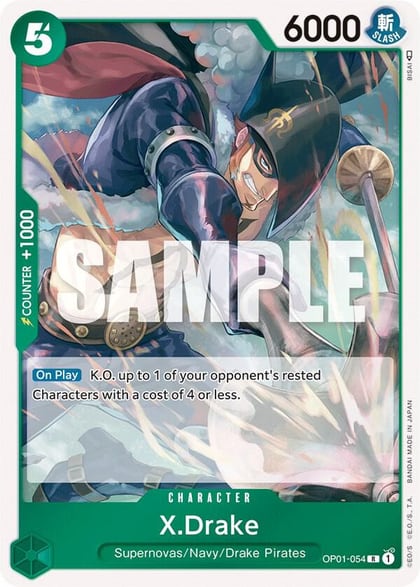 X.Drake (054), Romance Dawn OP01-054