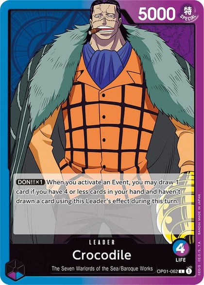 Crocodile (062), Romance Dawn OP01-062