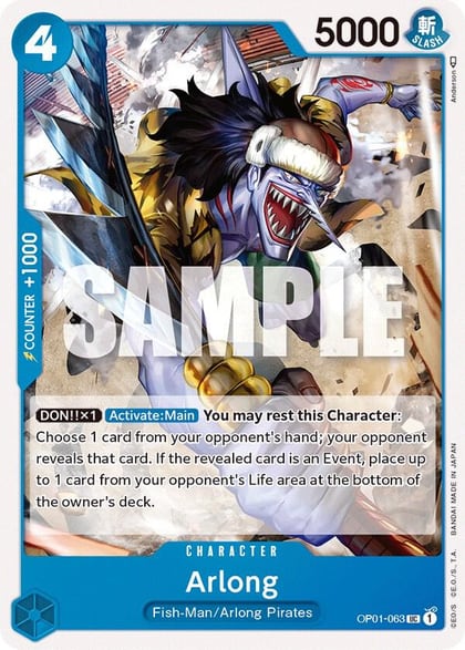 Arlong, Romance Dawn OP01-063
