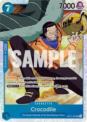 Crocodile (067), Romance Dawn OP01-067