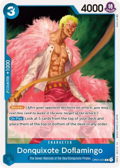 Donquixote Doflamingo (073), Romance Dawn OP01-073