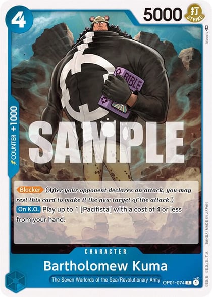 Bartholomew Kuma, Romance Dawn OP01-074