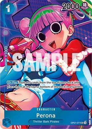 Perona (Box Topper), Romance Dawn OP01-077