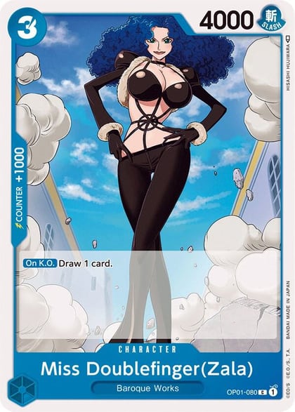 Miss Doublefinger(Zala), Romance Dawn OP01-080