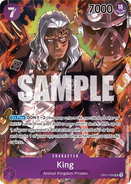 King (096) (Parallel), Romance Dawn OP01-096