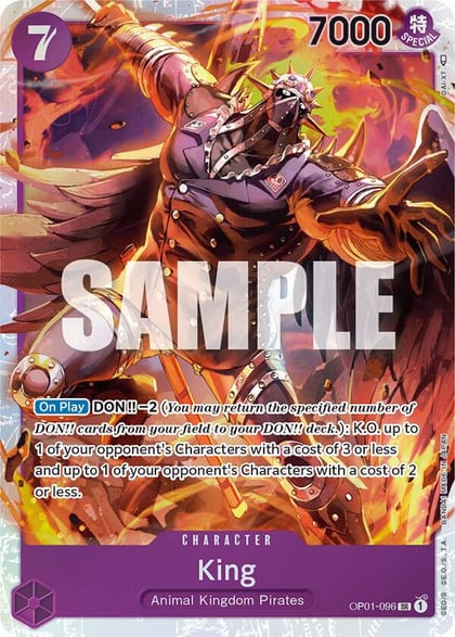 King (096), Romance Dawn OP01-096