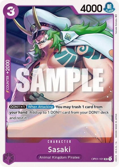 Sasaki, Romance Dawn OP01-101