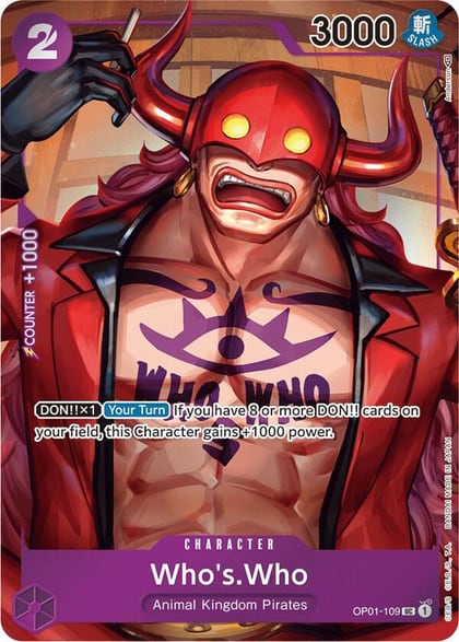 Who's.Who (Box Topper), Romance Dawn OP01-109