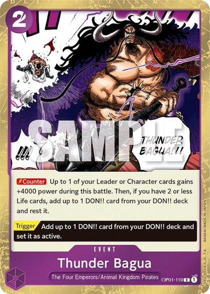 Thunder Bagua, Romance Dawn OP01-119