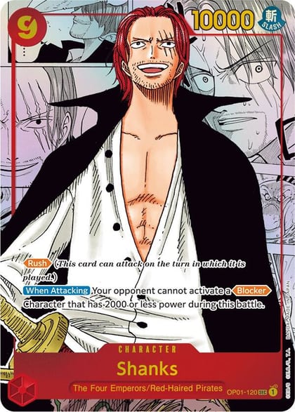 Shanks (Parallel) (Manga) (Alternate Art), Romance Dawn OP01-120
