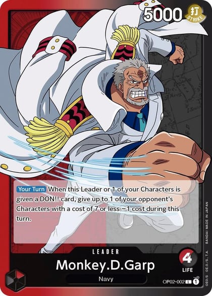 Monkey.D.Garp (002), Paramount War OP02-002