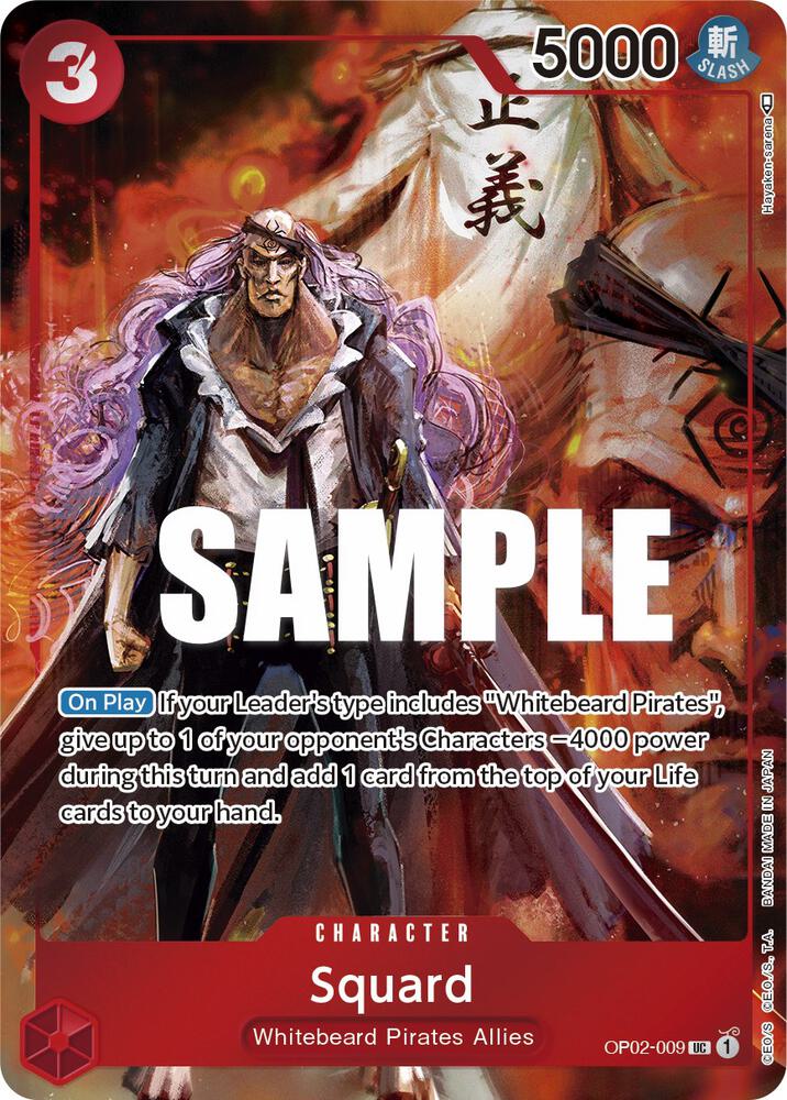 Squard (Box Topper), Paramount War OP02-009