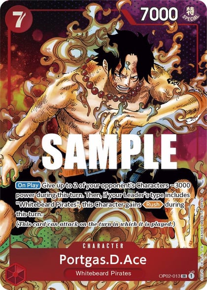Portgas.D.Ace (Parallel), Paramount War OP02-013