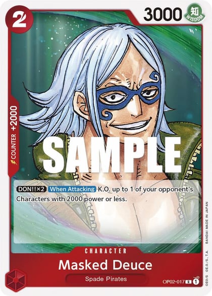 Masked Deuce, Paramount War OP02-017