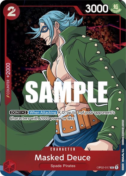 Masked Deuce (Alternate Art), Paramount War OP02-017