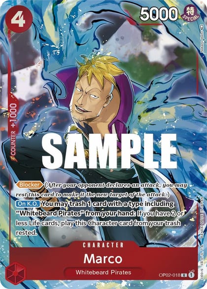 Marco (Alternate Art), Paramount War OP02-018