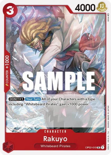 Rakuyo, Paramount War OP02-019