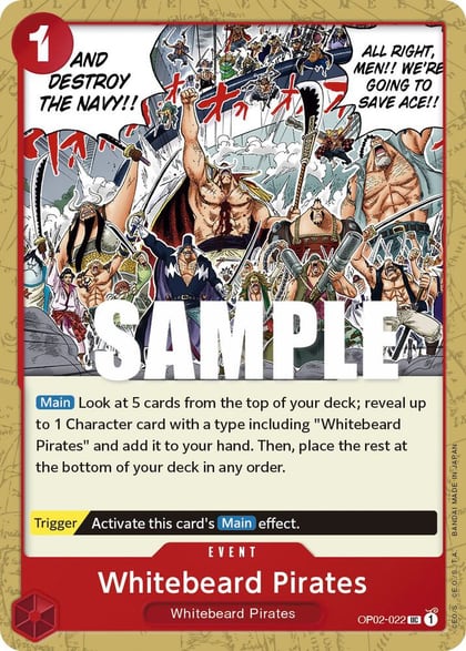 Whitebeard Pirates, Paramount War OP02-022