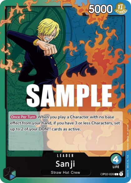 Sanji, Paramount War OP02-026