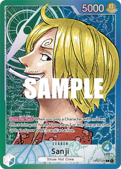 Sanji (Alternate Art), Paramount War OP02-026