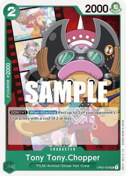 Tony Tony.Chopper, Paramount War OP02-034
