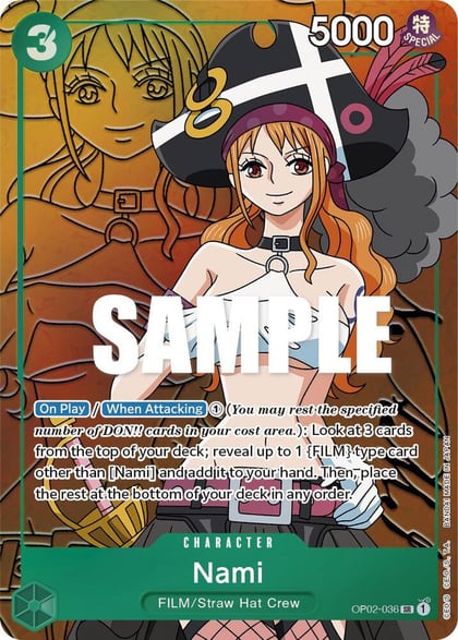 Nami (Alternate Art), Paramount War OP02-036