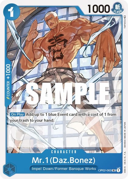 Mr.1 (Daz.Bonez), Paramount War OP02-063