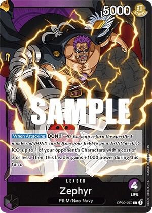 Zephyr, Paramount War OP02-072