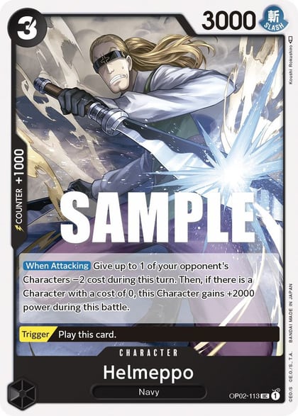 Helmeppo, Paramount War OP02-113