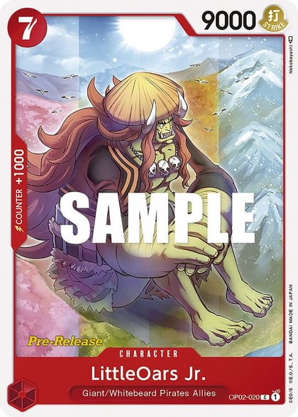 LittleOars Jr., Paramount War Pre-Release Cards OP02-020