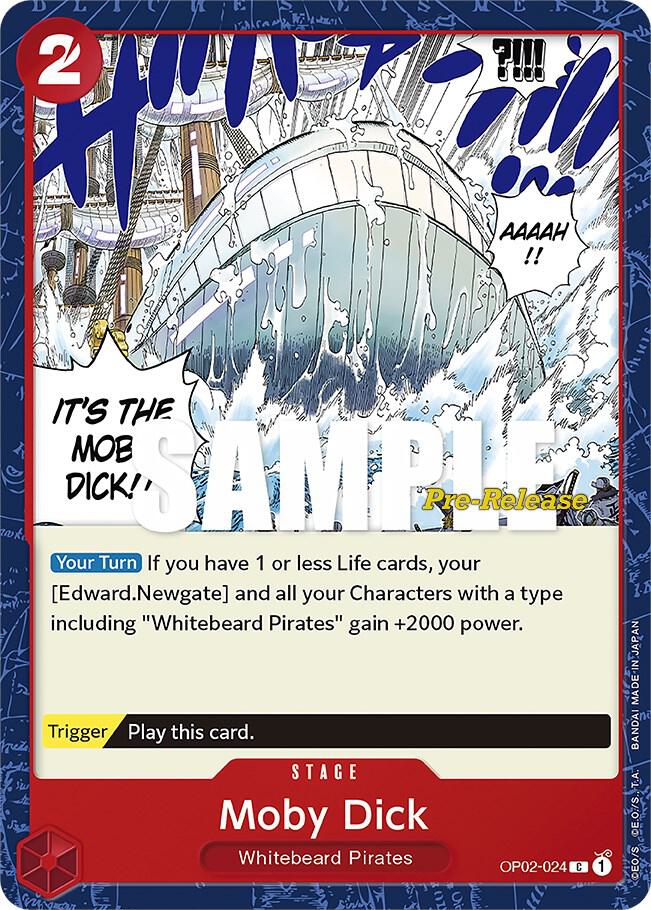 Moby Dick, Paramount War Pre-Release Cards OP02-024