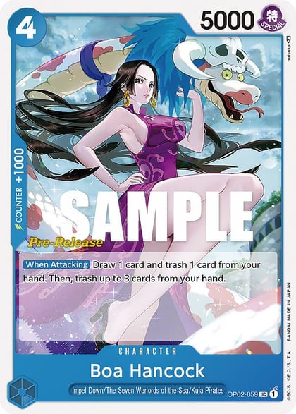 Boa Hancock, Paramount War Pre-Release Cards OP02-059