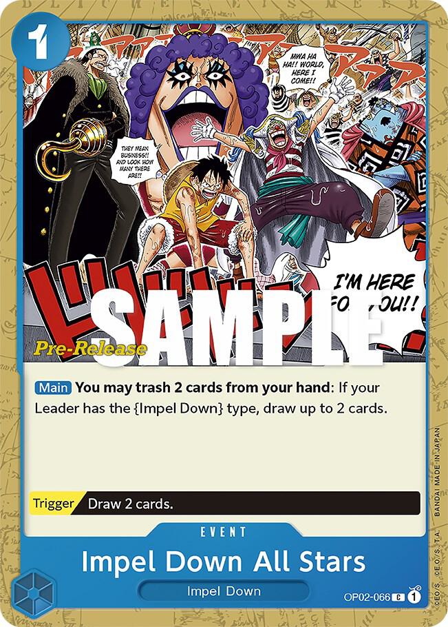Impel Down All Stars, Paramount War Pre-Release Cards OP02-066