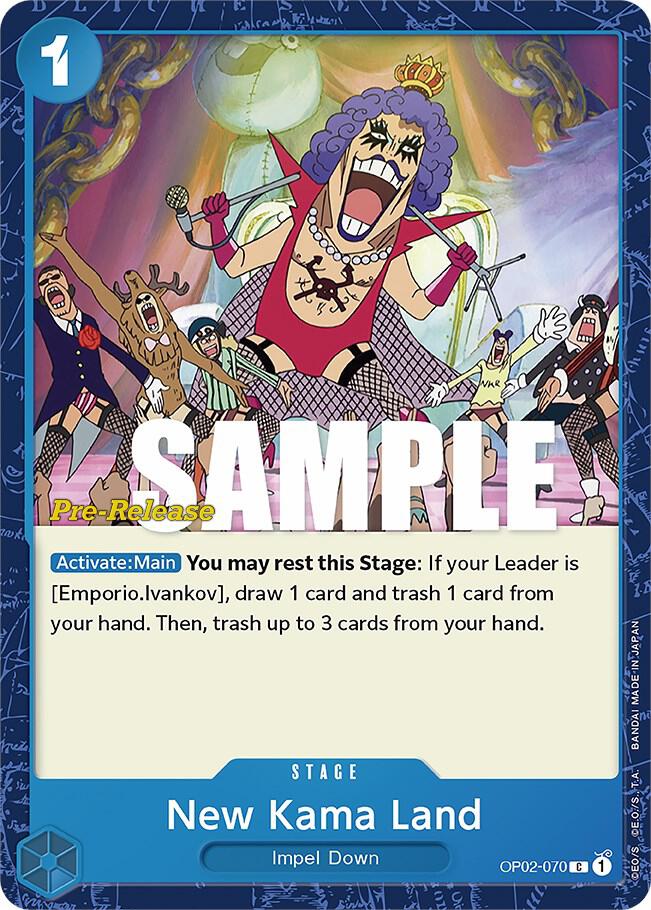 New Kama Land, Paramount War Pre-Release Cards OP02-070