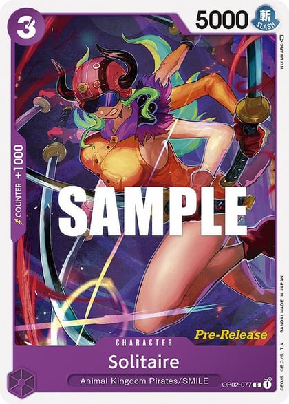 Solitaire, Paramount War Pre-Release Cards OP02-077