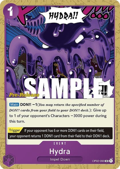 Hydra, Paramount War Pre-Release Cards OP02-090