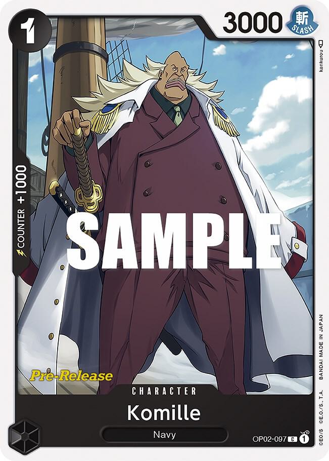 Komille, Paramount War Pre-Release Cards OP02-097