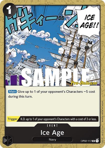 Ice Age, Paramount War Pre-Release Cards OP02-117