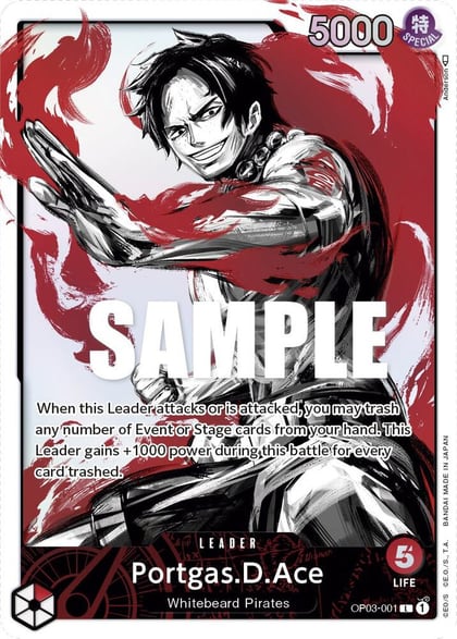 Portgas.D.Ace (Alternate Art), Pillars of Strength OP03-001